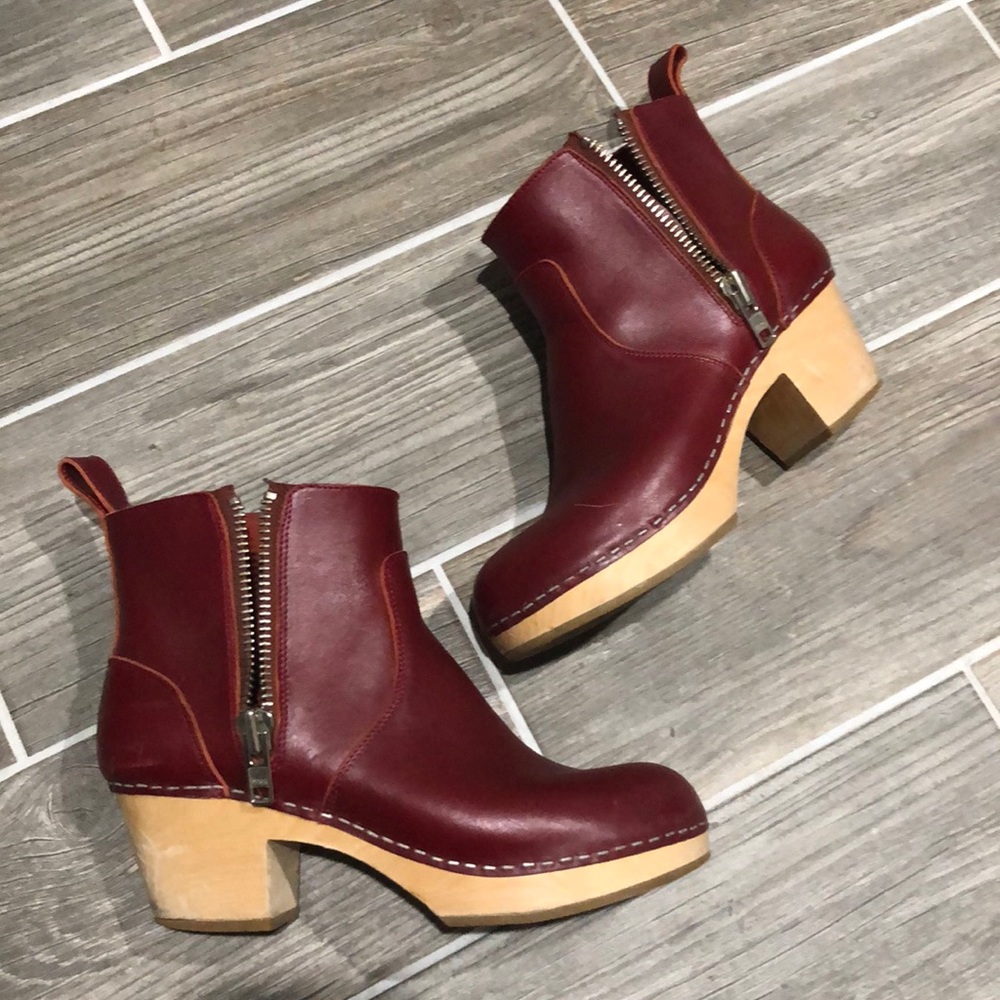 Cognac brown swedish hasbeen boots 38